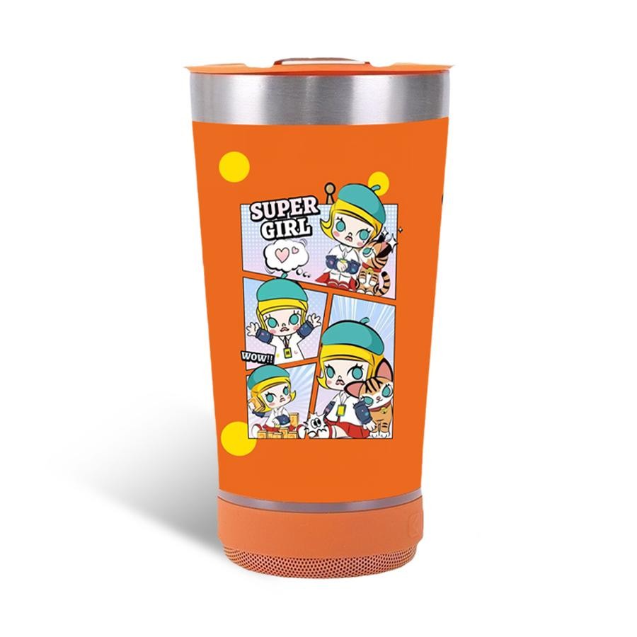 [Pisuz Way] Stainless steel thermos cup Outdoor ice bar cup with bottle opener Bluetooth car cup beer bottle opener detachable base