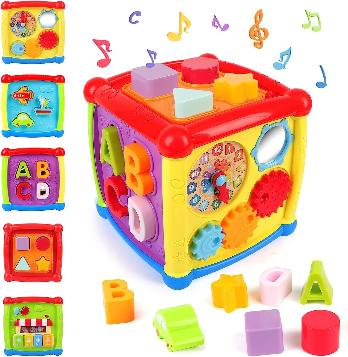 2023 Baby Toy, Baby Musical Toy, Baby Cube, Early Learning Toy 18 Months, Sound and Light, Activity and Developmental Toys, Educational Games Gift for Boys Girls 1 2 Years Old
